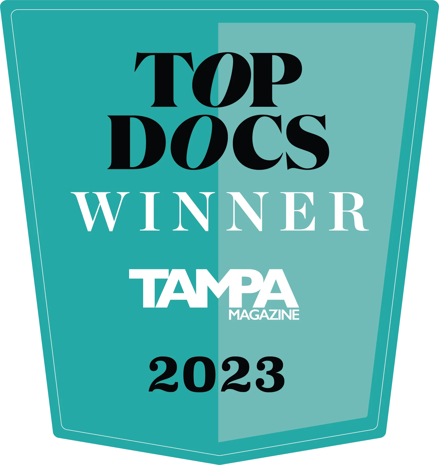 Top Docs Winner — Tampa Magazine 2023