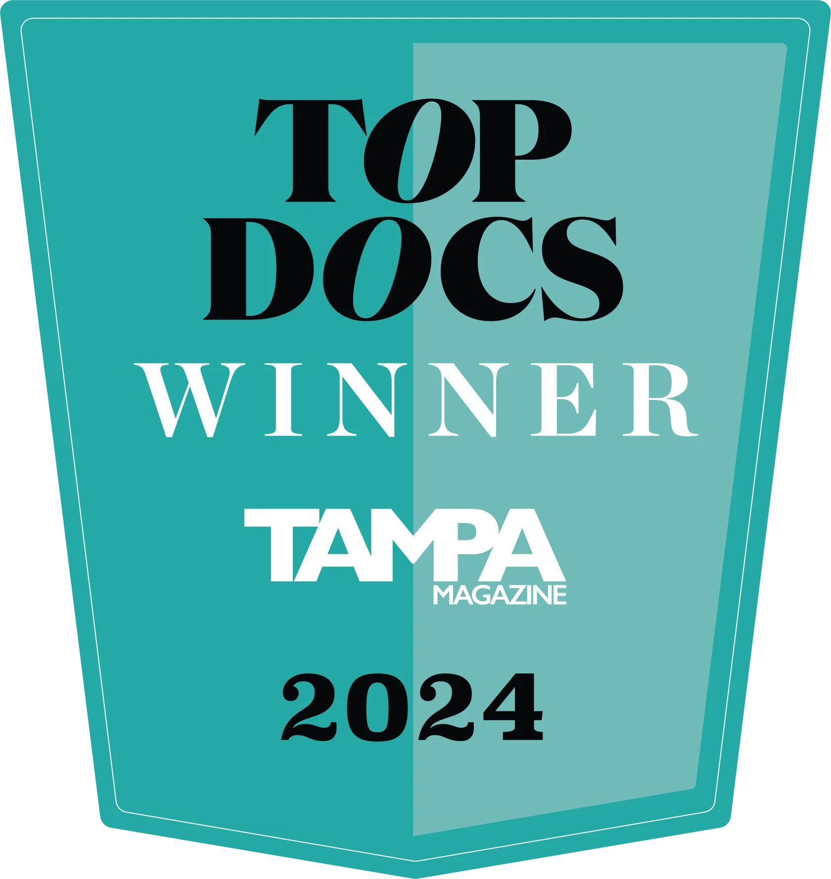 Top Docs Winner — Tampa Magazine 2024
